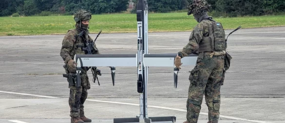 Nicht nur Radhaubitzen, auch moderne unbemannte Systeme werden künftig ein fester Bestandteil des Artilleriebataillons 215. Bereits in der Vergangenheit hat die Panzerbrigade 21 durch zahlreiche experimentelle Einsätze praktische Erfahrungen gesammelt - © Stark defence