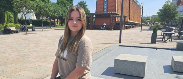 Abiturientin Emili-Claire van Buiten aus Bad Salzuflen, 19 Jahre alt, beginnt im September ein Auslandsjahr in Uganda. Dort will sie in einem landwirtschaftlichen Projekt Freiwilligenarbeit leisten. - © Annika Langhagel