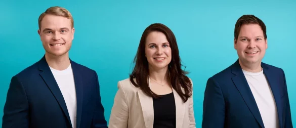 Neuer Vorstand: (von links) Dr. Alexander Martin, Julia Tewes und Patrick Pauleikhoff. - © CDU Horn-Bad Meinberg