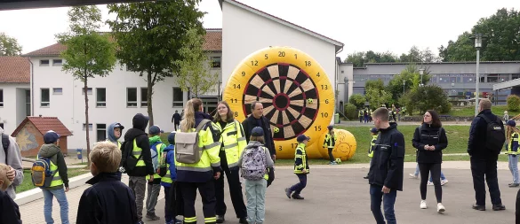 Das Fußball-Darts gehörte zu den beliebtesten Aufgaben. - © Rudi Rudolph