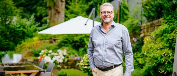 Peter Heepmann möchte seinem Parteigenossen Dirk Becker als Bürgermeister der Bergstadt nachfolgen. Er hat seit 2008 einen Sitz im Oerlinghauser Stadtrat und führt seit 2020 die Fraktion der SPD. - © BESIM MAZHIQI