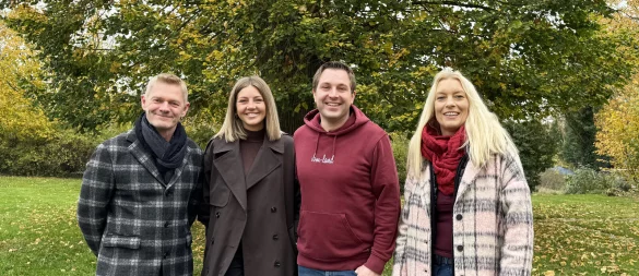 Den neuen Vorstand der PUB bilden Frank Elbrächter, zweiter Vorsitzender (von links), Ute Meier zu Evenhausen, Schriftführerin, Sven Meier zu Evenhausen, erster Vorsitzender, und Michaela Kruß, Kassenwartin. Foto: PUB - © PUB