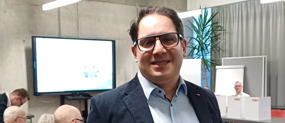 Borzoo Afshar zieht als sich als Bürgermeisterkandidat der CDU zurück. - © Judith Gladow
