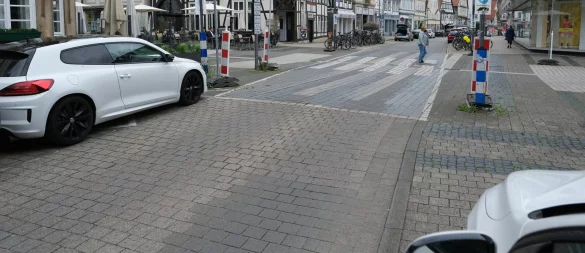 Die Exterstraße und die Krumme Straße stehen schon lange auf der Agenda der Stadt. Es gibt auch seit Jahren Beschlüsse - die CDU hält diese aber nach wie vor für illusorisch. Die Kosten könne man sich aktuell auch nicht leisten. - © Archivfoto: Sven Koch