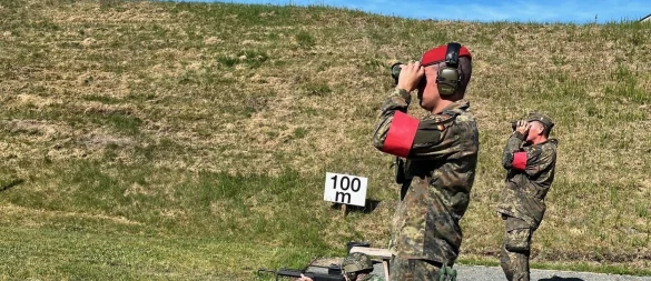 Niederländische Wettkämpfer schießen mit dem Sturmgewehr G36. - © Stefan Donker