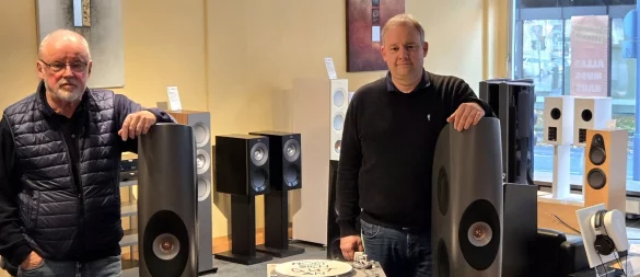 Aus nach 40 Jahren: Nichts hört sich jetzt bald gut an in der Zimmerstraße - Werner und Nicolas Möhring schließen ihren Kult-Hifi-Laden zum Jahresende. - © Kurt Ehmke