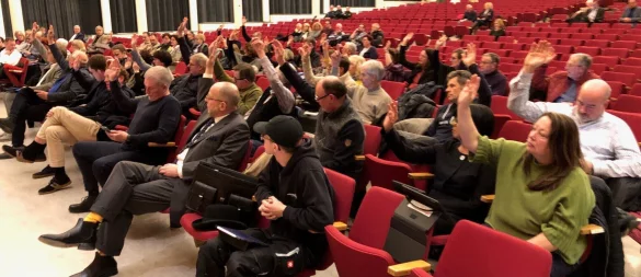 Der alte Rat tagt in der Konzerthalle. Hier wird am 5. November auch der neue Rat das erste Mal zusammenkommen - in rekordverdächtiger Besetzung. - © Thomas Reineke