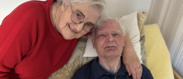 Ursula und Gerhard Weber sind seit 60 Jahren verheiratet und haben ich auf Reinholdi kennengelernt. - © Sandra Castrup