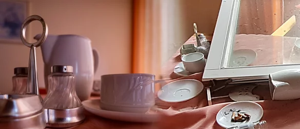 Mutwilliger Verfall: Wie aus einem leer stehenden Freizeitzentrum eine echte Ruine geworden ist, dokumentieren die Bilder aus dem ehemaligen Blomberger Feriendorf. - © Foto: Gaby Prasse