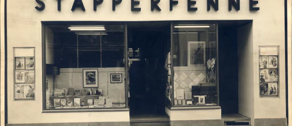 Die Buchhandlung Stapperfenne verkaufte in der Mittelstraße Bücher und Schreibwaren. Später zog Foto Porst in die Räume. - © Stadtarchiv Lemgo