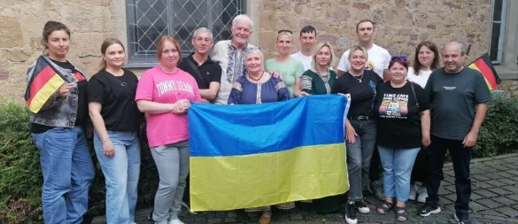 Mitglieder des Verein "Starke Ukraine", der sich in Lemgo gegründet hat. - © Verein Starke Ukraine
