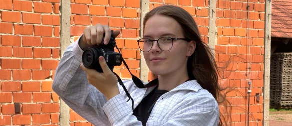 Julia Höschen absolviert ein studentisches Volontariat im LWL-Ziegeleimuseum Lage und bringt dabei nicht nur frische Ideen für Instagram ein. - © LWL-Museum Ziegelei Lage