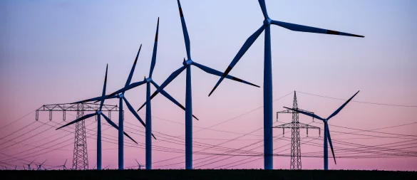 Erneuerbare Energie, wie durch Windkraft, wird immer wichtiger. - © dpa