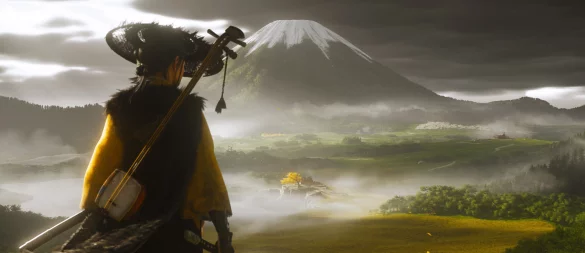 Protagonistin Atsu blickt auf die weite, geheimnisvolle Landschaft von Ezo, bereit für ihre Rachemission in "Ghost of Yotei". - © Sony Interactive Entertainment