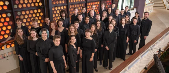 Der Bundesjugendchor tritt am Eröffnungswochenende beim Via Nova Kunstfest Corvey auf. - © Peter Adamik