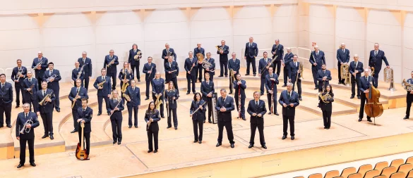 Das Landespolizeiorchester NRW tritt in Lemgo bei einem Benefizkonzert auf. - © Landespolizeiorchester NRW