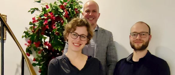 Katrin Knorr, Martin Thiel und Dennis Marx (von links) waren in der jüngsten Wahlperiode FWG-Ratsmitglieder. - © Bildrechte: FWG Augustdorf