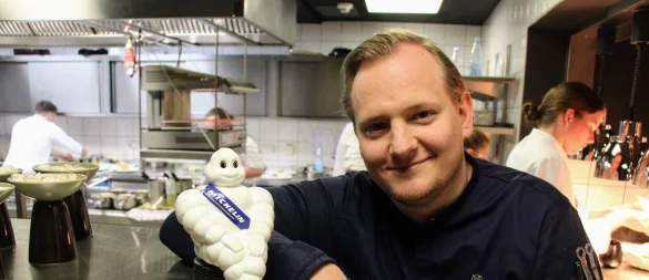 2024 freute sich Jan Diekjobst über die erneute Auszeichnung seines Restaurants mit einem Michelin-Stern. In diesem Jahr muss er den Stern wieder abgeben. - © Archivfoto: Janet König