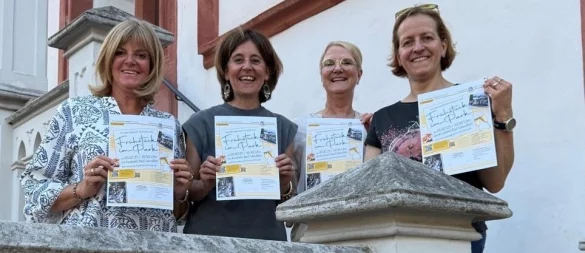 Sonja Wehning, Stefani Quentell, Kerstin Fischer und Constance Schröder (von links) vom Soroptimist-Club Detmold laden zum Frühstück im Bad Salzufler Kurpark ein. Wer dabei ist, unterstützt mit seinem Ticket zudem den Sozialen Mittagstisch. - © Soroptimist-Club Detmold