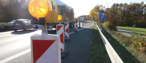 Die zuständige Autobahnmeisterei hat den A33-Rastplatz "Lippesee West" in Fahrtrichtung Bad Wünnenberg vorübergehend gesperrt. - © Rajkumar Mukherjee