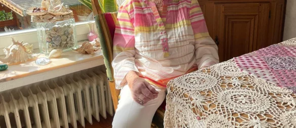 Lydia Zoche war ihr ganzes Leben sehr aktiv. Bis heute, mit 100 Jahren, geht sie regelmäßig zum Turnen. - © Shannon-Lee Bendig