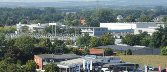 Der ZF-Standort in Dielingen ist ein wichtiges Gewerbegebiet in Stemwede und die ZF Friedrichshafen AG größter Arbeitgeber in der Gemeinde Stemwede. - © Joern Spreen-Ledebur