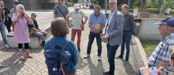 Der Umweltausschuss besichtigt den Auenpark. - © B90/Die Grünen Lemgo