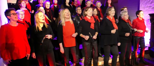 Der Chor B-Joy! strahlte pure Sangesfreude aus - © Rudi Rudolph