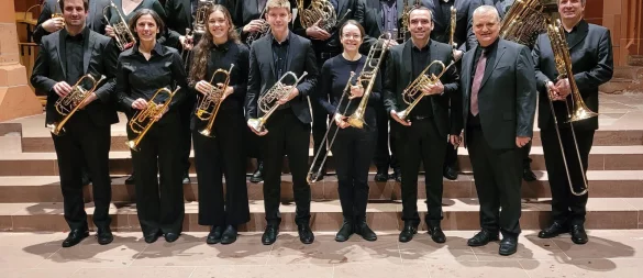 Das Nordbadische Blechbläserensemble gastiert in der Erlöserkirche. - © Nordbadisches Blechbläserensemble