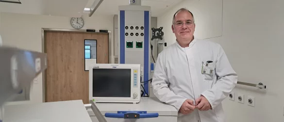 Prof. Dr. med. Johannes-Josef Tebbe ist Chefarzt der Klinik für Gastroenterologie und Infektiologie am Klinikum Lippe. - © CAROLIN BROKMANN-FÖRSTER