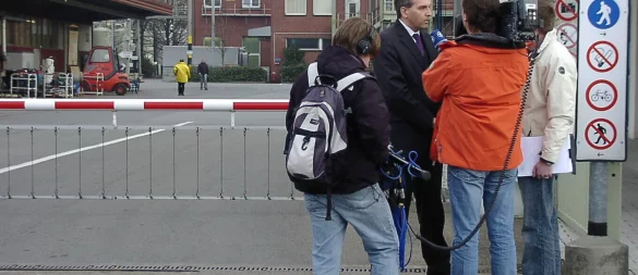 Der Mord an den Mitarbeiter eines Mindener Chemieunternehmen sorgt im Jahr 2006 für überregionales Medieninteresse. - © Christine Riechmann (Archiv)