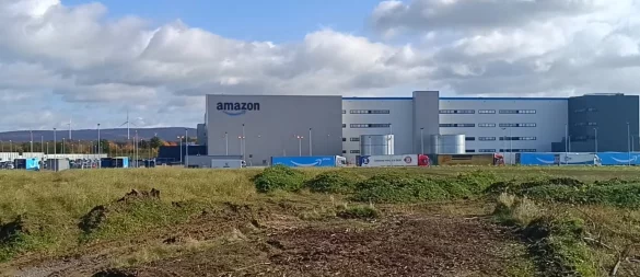 Amazon hat das größtes Firmengelände im Industriepark Lippe. - © Diana Ammer