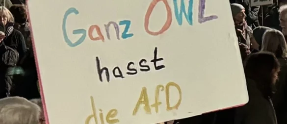 Demo gegen die AfD (Symbolbild). - © Sandra Castrup
