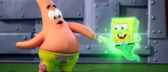 Der Spieler kann jederzeit zwischen Spongebob und Patrick wechseln. - © Purple Lamp