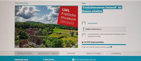 So sieht die Online-Petition aus. Mehr als 10.000 Menschen hatten bis Montag unterschrieben. - © Jana Beckmann