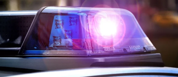 Die Polizei im Einsatz. - © Andreas Frücht