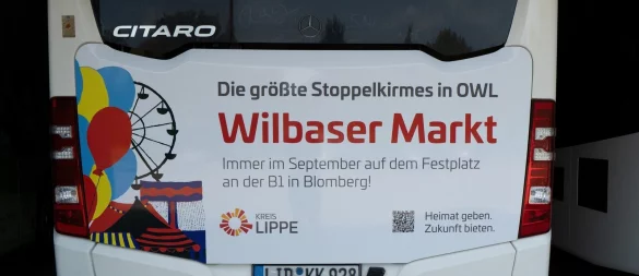 Mit dem Bus nach Wilbasen? Vor allem das Zurück dürfte für viele Besucher aus den Ortsteilen schwierig bleiben. - © Kreis Lippe
