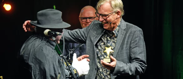 Jens Heuwinkel und die Band "Vantasten", die langjährige Weggefährten sind. - © Nicole Ellerbrake