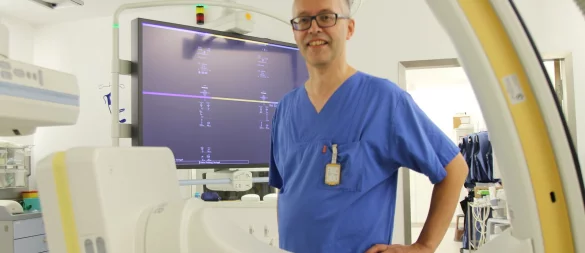 Hat viel erreicht für die Radiologie am Klinikum Herford: Alexander Petrovitch war seit 2019 Chefarzt für diagnostische und interventionelle Radiologie und Neuroradiologie. Jetzt verlässt er das Krankenhaus wieder. - © Jan-Henrik Gerdener