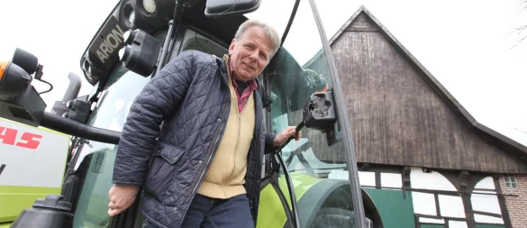 Dieter Hagedorn, Vorsitzender des Landwirtschaftlichen Kreisverbandes Lippe, ist bereits seit mehr als 40 Jahren Landwirt. - © Archivfoto: Vera Gerstendorf-Welle