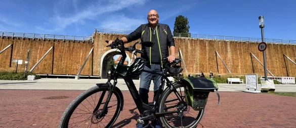 Dieter Höwt ist neuer Stadtführer und bietet Radtouren an. - © Sven Kienscherf