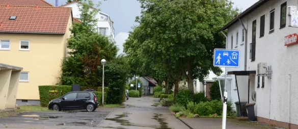 Der Baltenweg verbindet den Espelkamper Stadtkern um die Breslauer Straße mit dem Siedlungsquartier an der Ostlandstraße. - © Joern Spreen-Ledebur