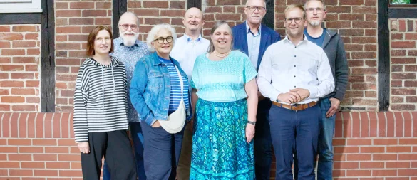 Der neue Vorstand und Sprecher der Expertengrupppen des Beirates für Senioren, Menschen mit Behinderung und Inklusion zusammen mit Bürgermeister Borris Ortmeier (Zweiter von rechts). - © Stadt Barntrup