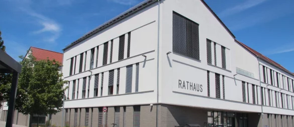 Das Rathaus der Stadt Lage in der Straße "Am Drawen Hof". - © Cordula Gröne