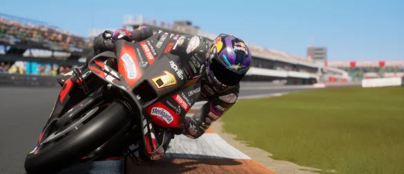 „MotoGP 25“ beeindruckt mit realistischer Grafik und dynamischem Fahrverhalten. - © Milestone