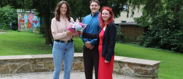 Josephine Dreier (links), Moritz Schulz (mittig), Sarah Tammoschath (rechts). - © SPD