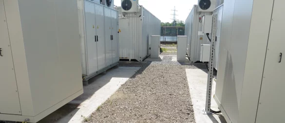 So sieht ein Batteriespeicherpark aus, auch in Humfeld sollen Module aufgebaut werden. - © Fotorechte: Westfalen Weser Energie