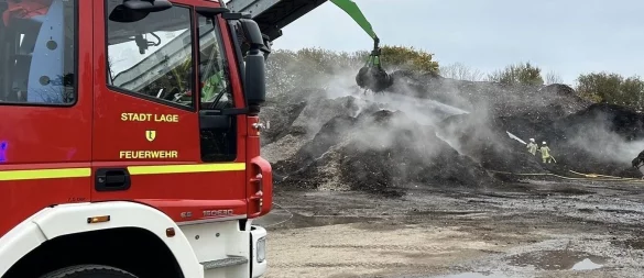 Die Lagenser Feuerwehr bei einem Einsatz im Januar 2025. Damit sie immer leistungsfähig ist, braucht sie auch passende Fahrzeuge. - © Feuerwehr Lage