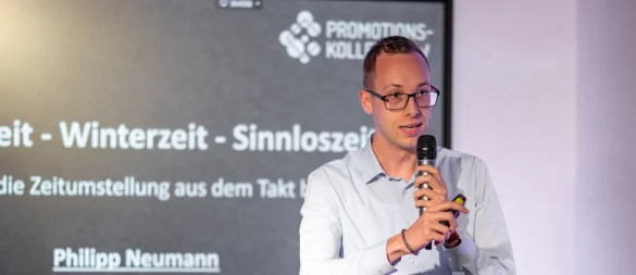 Philipp Neumann ist mit seiner Studie zur Zeitumstellung auf großes Interesse gestoßen. - © TH OWL