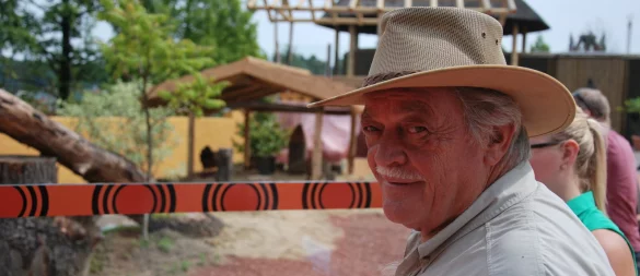 Fritz Wurms, ehemaliger Chef des Safarilands in Stukenbrock, starb 2019 im Alter von 66 Jahren. Nun streiten seine Erben vor Gericht. - © Sigurd Gringel